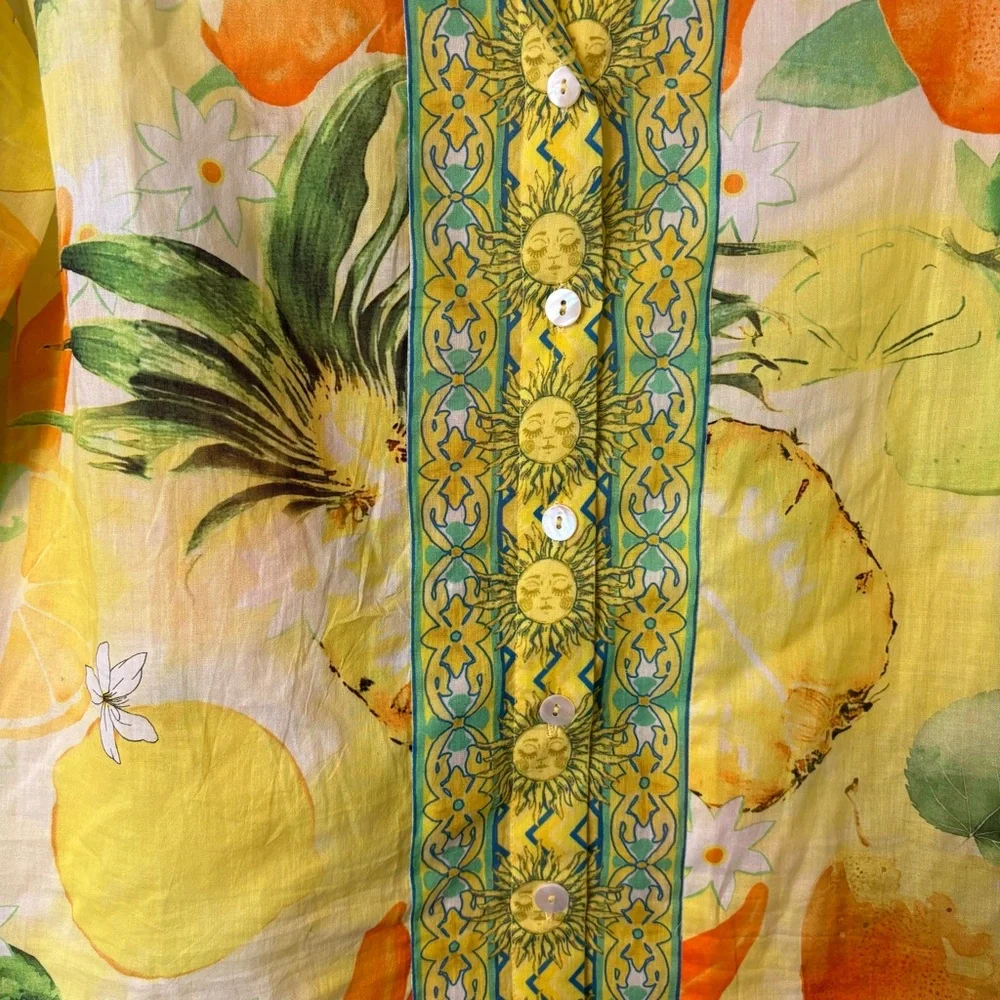 SOLD-Calypso St. Barth blouse - Picture 4 of 8